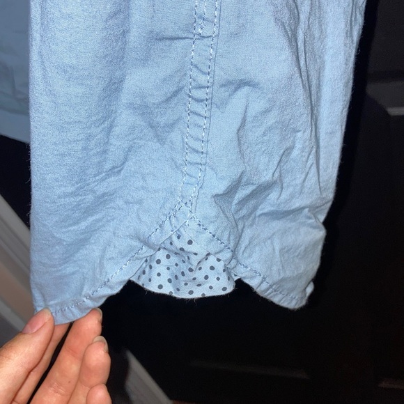 Alexander Julian Colours Blue Polka Dot Button Up - Picture 6 of 11